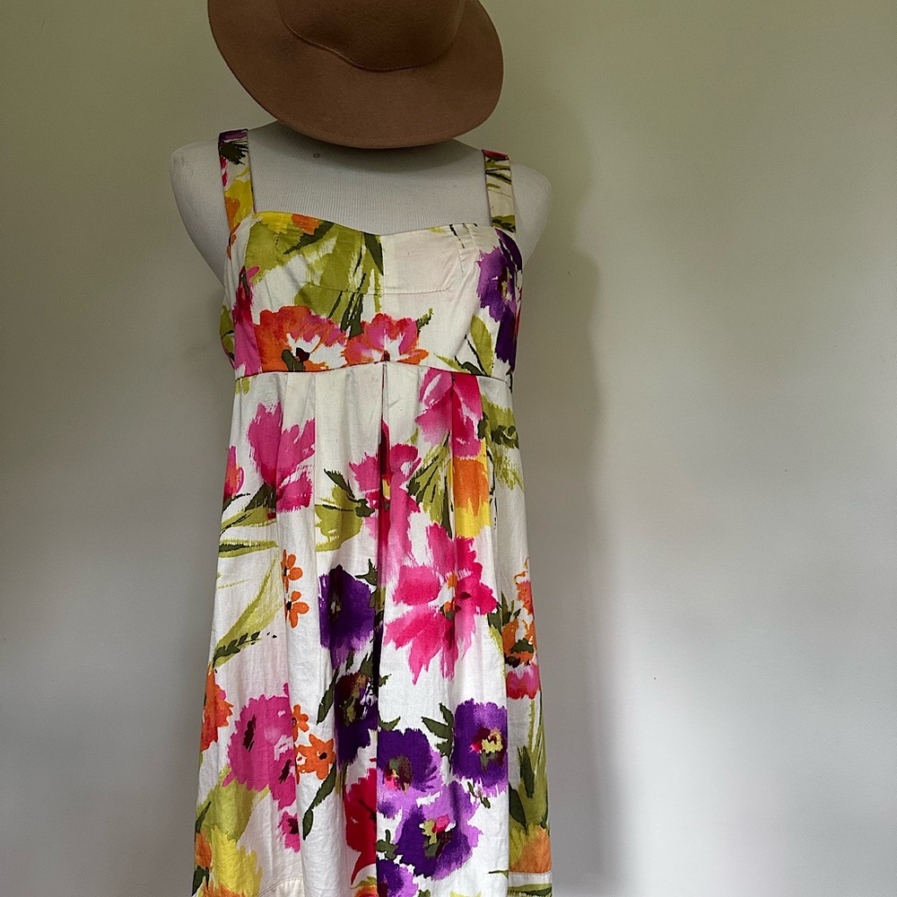 Bright Summer Florals Mini Dress